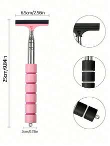 1pc Retractable Car Brush, Portable Rearview Mirror Scraper, Car Glass Cleaner, Frost Remover, Double-Sided Scraper With Soft Blades, Adjustable Length Suitable For Windshield, Side Windows And Sunroof, Practical Car Cleaning Tool - A - View 8