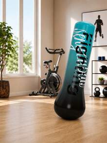 New Upgraded Inflatable Freestanding Punching Bag, Enhanced Stability Gradient Combat Letter Print Boxing Column, Water/Sand Filled Rebound Rolling Punching Bag, Suitable For Home Fitness And Stress Relief - Multicolor - View 15