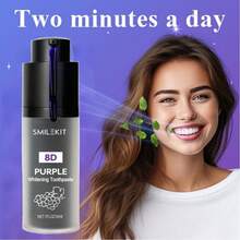1pc Exclusive Design 8D Teeth Whitening Purple Toothpaste, Deep Cleaning, Fresh Breath, Whitening Toothpaste, 30ML, Daily Use, Oral Care, Purple Toothpaste - 8D-a Mint Flavor - View 7