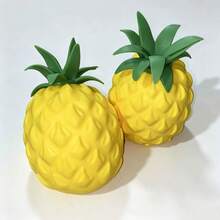 1pc Extra Large Pineapple Stress Relief Toy, Fun Sensory Pressure Relief Gift, Slow Rebound Desktop Decor, Holiday Gift, Cute Fun Gift, Birthday Gift, Easter Gift, Halloween Gift, Christmas Gift, Cheese Squeeze Toy, Fidget Toy, Random Style - Multicolor - View 10