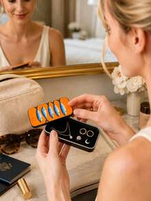 4/3/2/1pc Portable Travel Jewelry Box, Sardine Print Mini Jewelry Organizer, Small Pull-Out Earring Ring Necklace Storage Box - Multicolor - View 2