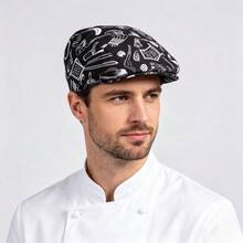 Adjustable Classic Chef Hat, Pleated Chef Hat, Unisex Breathable Tall Chef Hat, Suitable For Cafe, Restaurant, Kitchen - 1Pc - View 5