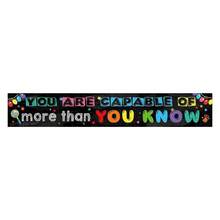 2pcs Inspirational Classroom Banner Poster, Positive Growth Mindset Banner, Teacher's Ideal Choice, Suitable For Decorating Classrooms, School Bulletin Boards, Back To School Season, Hallways And Classrooms - Multicolor - View 7