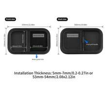 Wohnmobil Schiebefenster mit abgerundeten Ecken – Wasserdichtes Aluminium-Fenster mit UV-Schutz & schwarzer Pulverbeschichtung – Für Camper, Wohnwagen & Nutzfahrzeuge – 535x335mm - A - Übersicht 3