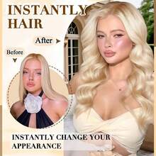 18/613 Clip In Hair Extensions Human Hair 8 Pcs Per Set With 18 Clips Double Weft 18/613 Remy Human Hair Extensions Clip Ins For Women Natural Human Hair Clip In Brazilian Human Hair Extensions - S18/613 - View 6