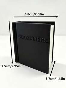Pembatas Buku dan Pengatur Meja Cetak 3D, Pembatas Buku Berbentuk Buku Klasik, Cocok untuk Hadiah Natal, Ulang Tahun, Guru, Terbuat dari Plastik yang Dicat dengan Rak Penyimpanan, Cocok untuk Dekorasi Meja Belajar, Dekorasi Kantor, Hadiah untuk Pecinta Buku - MultiWarna - View 6