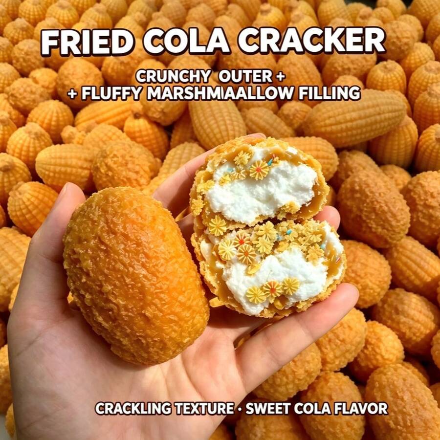 Crispy Cola Cake Squeeze Toy - Handmade Breadcrumb Texture Stress Relief Toy, Adult Office Desk Decor
