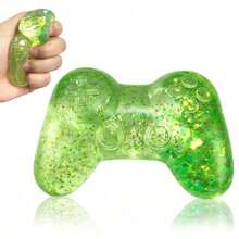 1pc Soft Game Controller Stress Ball, Decompression Toy, Soft Filled Squeeze Toy, Stress Relief Game Controller, Birthday Party Favor Bag, Unisex, Slow Rebound! Squeeze Stress Ball, Random Style And Color - Multicolor - View 15