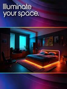 24-Key Remote Control RGB LED Strip Lights, USB Powered Color Changing Lights, 1m-5m For Home Kitchen Bar And Bedroom Decor, TV Backlight, Cabinet, Hallway, Halloween, Christmas Decoration - 24-key RGB - View 6