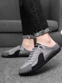 Men Athletic & Outdoor Sandals & Slides - Grey - View 8