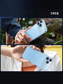 1Pack Camera Lens Protector For IPhone 18 Pro Max/18 Pro Blue | Full Coverage, Metal Aluminum Alloy Camera Lens Film, HD Clear, Scratch Resistant, Case-Friendly - Light Blue - View 6
