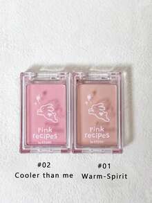 ETUDE Pink Recipes Multi-Function Powder Blush 01 Warm-Spirit, Soft Matte, Natural Flush, Layerable, Long-Latting Lightweight, Suitable For Beginners, Korean Beauty, Olive Young, Gift, 1.2g/0.042 Oz. - 01 Semangat Hangat - View 9