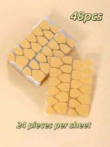 24/120/240/480pcs Side Nail Glue Stickers, Fake Nails, Breathable Transparent Adhesive, DIY, Essential, Double-Sided Strong Adhesive Stickers, Artificial Nail Fixing Stickers, Transparent Jelly Stickers, Suitable For Press-On Nails, Reusable Detachable Sticker Strips - Upgraded Version - View 11