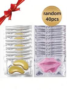 100/60/40/20pcs Eye & Lip Mask Set, Moisturizing & Nourishing, Winter Essential, Christmas Gift, Holiday Travel Must-Have - Fruity - View 14