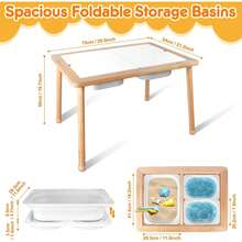 Kids Sand & Water Tables - Natural Wood - View 3