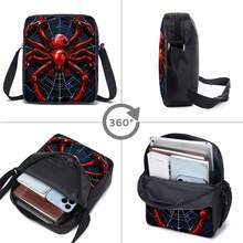 3-Piece Backpack Set, Fun Print/Game Print, Unisex, Crossbody Bag, Pencil Case, Backpack - Multicolor - View 6