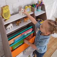 Kids Bookcases, Cabinets & Shelves - Grey - View 2