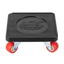 4pcs Square Professional Universal Dolley Wheels With Anti-Slip Pads For Beds, Bookcases, Desks, Coffee Tables - A - View 8