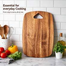 1pc Rope Hanging Wooden Cutting Board, Cheese Board, Suitable For Kitchen And Restaurant, Halloween Harvest Festival Back To School Season, Holiday Gift For Mother Father Lover - 1PC - View 13