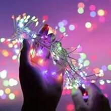 USB Powered Multi-Color Firecracker LED String Lights, Full Cluster Design With Bright LED Beads, 8 Adjustable Lighting Modes, Suitable For Windows, Bedrooms, Wedding Backgrounds, Parties And Holiday Home Decor, Creating A Dynamic Festive Atmosphere - USB Firecracker Light - View 6