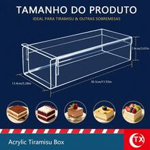 1 Set Perlengkapan Membuat Tiramisu dengan Spatula Kecil, Perlengkapan dan Peralatan Memanggang Penting di Dapur, Cetakan Kue Akrilik yang Dapat Dilepas, Wadah Kue yang Mudah Digunakan, Cocok untuk Penggunaan di Rumah, Acara Kumpul-kumpul, Pesta, Toko Kue, dan Warung Makan. - View 3