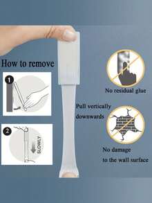 72pcs Heavy Duty Adhesive Strips | No-Drill Damage-Free Hanging Hooks, Double-Sided Tape Suitable For Smooth Surfaces, Removable Strong Fixing For Photos, Christmas Decorations And Wall Art, Polyamide Material - A - View 4
