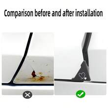4pcs Heart-Themed Car Door Edge Guards With Self-Adhesive Backing, Anti-Scratch And Anti-Collision Protection For Right Angles, Easy Installation, Suitable For Sedans, Trucks And SUVs - A - View 8