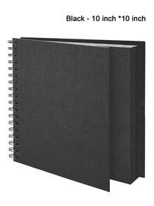 10 Inch Photo Album, Scrapbook, DIY Photo Album, 8 Inch, 7 Inch, Wedding Photo Album, Family Photo Album, Graduation Photo Album, Commemorative Photo Album, For Friends, Family, Classmates, Holiday Party Commemorative Album - Square Style - View 13