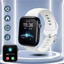 NcmRyu Pink Silicone Strap 2.01" Touch Screen Multi-Function Electronic Watch For Female Students, With Multiple Sports Modes, Camera Control, Social Media Notification, Suitable For Gifts, Sports, School And Other Scenarios - Black and White - View 2