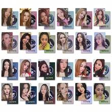 6pcs KAT SEYE "WILD" Album Card PO B-Card Lucky Card Postcard Special Card Cat Pupil Merchandise LO MO Small Card LO MO Collection Small Card Suitable For Decorating Planner - Room Photo Wall - Perfect Holiday Gift This Is An Irresistible Gift - Multicolor - View 4