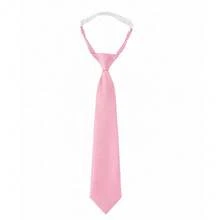JK Uniform Black Tie Unisex Solid Color No-Knot Suit Shirt Accessory College Style No-Knot Tie - Multicolor - View 12