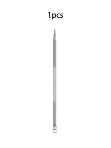 3pcs #5 Ultra-Fine Blackhead Removal Needle Set, Suitable For Normal Skin, Blackhead Removal Tool, Elegant And Durable Design, Beauty Salon Facial Care Tool, Comes With Storage Bag - Multicolor - View 7