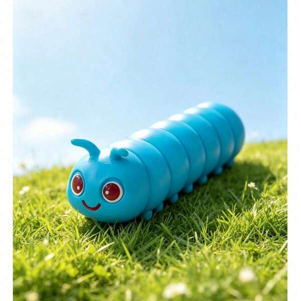 Mainan Ulat Raksasa Lucu dan Realistis Baru Berukuran 28CM, Warna Super Menyejukkan, Squishy, Mainan Squishy, Mainan, Squishy Renyah, Squishes, Squish, Mainan untuk Balita, Dekorasi Halloween, Halloween, Squishy, Halloween, Mainan Anak-Anak