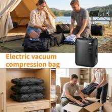 Powerful Electric Vacuum Compression Bags Airtight Travel Bags Clothing Cabinet Storage Organizer Suitcase Storage Bags Suitable For Travel And Business Trips,Travel Essential,Room Decor - View 6