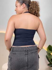 Women Tank Tops & Camis - 淺粉色 - 查看 4