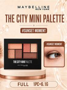 Maybelline New York Moment Mini Eyeshadow Palette (Sunset Moment) 6.1g, High Pigment, No Fallout, Semi-Matte Texture With Subtle Shimmer, Smooth Matte, Essential For Makeup Beginners - Sunset - View 11