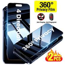 XINHONGYU 360° Privacy Anti-Peeping Tempered Glass Screen Protector Compatible With Iphone 18Pro 18Pro Max 17Pro Max 17 Air 15 14 13 12 11 Pro Max Full Screen Protection Film For Phone16ProMax 15ProMax Anti-Peeping Anti-Fingerprint Anti-Sweat Anti-Wear Smooth Touch No Bubbles Matte Edge Phone Screen Protector - 2pcs - View 37