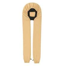 CONFLASS Mũ ngủ satin 2 trong 1 điều chỉnh được có dây buộc, mũ ngủ satin dài cho tóc dài/tóc tết, mũ ngủ satin mềm có cúc, mũ ngủ cho tóc xoăn - A - Xem 14
