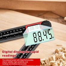1PC 2-In-1 Digital Angle Meter Inclinometer Digital Angle Ruler Electronic Goniometer Protractor Angle Finder Measuring Tool - A - View 3