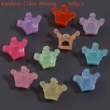 100 buah Jepit Rambut Plastik Mini, Berbagai Motif & Gaya, Warna Acak, Aksesori Rambut Buatan Tangan DIY, Aksesori Pakaian, Hiasan Gelang, Jepit Rambut Dekoratif Gantungan Kunci - jepit rambut - View 16