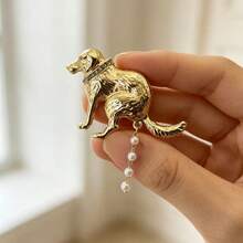 Cute Enamel Dog Brooch Set, Faux Pearl & Rhinestone Puppy Pins, Fashion Animal Jewelry Accessories, Gift For Dog Lovers - Puppy - View 21