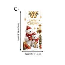 1pc Christmas Santa Claus Snowman Gift Box Star Window Sticker, Electrostatic Adsorption Removable Double-Sided Visible PVC Glass Decal, For Living Room Bedroom Door Window Glass Decoration, Christmas Decor - Multicolor - View 16
