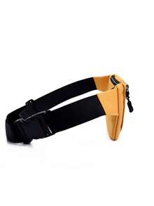 Mustard Yellow Fanny Pack For Men Women, Lightweight Waterproof Waist Bag With Smile Face Decor, Adjustable Strap Zipper Closure Crossbody Fanny Pouch - Mustard Yellow - View 10