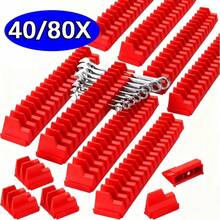 80-Piece Magnetic Modular Wrench Storage Box Compact Tool Storage Slot Fixed Tools - 80 Pieces - View 9