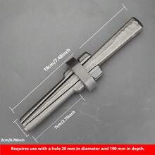 Stone Chisel Splitter, Manual Rock Concrete Splitter, Stone Splitting Wedge, Rock Cracking Tool, Quarry Stone Chisel, Stone Splitting Wedge, Rock Splitter - 1 Pc - View 10