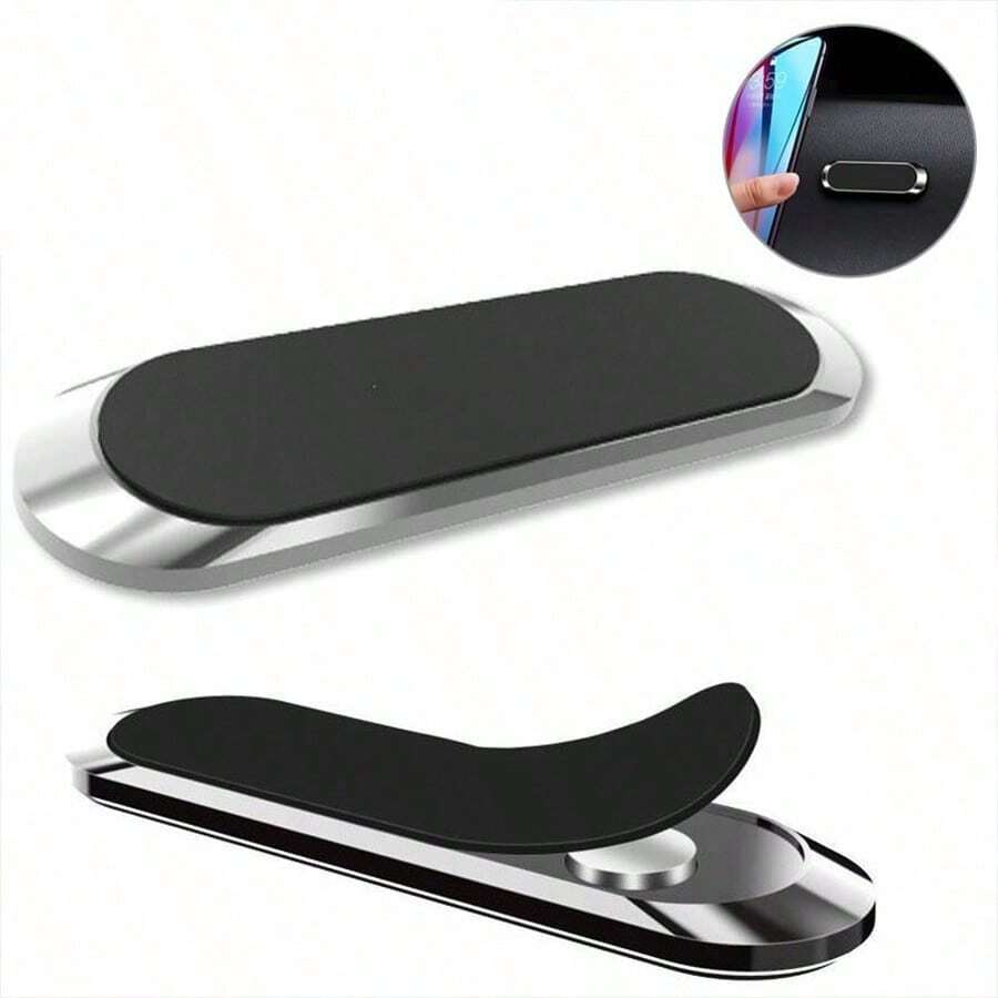 1pc Car Phone Holder, Multi-Function Zinc Alloy Slouchy Anti-Slip Bracket For Dashboard And Center Console - Multicolor - View 1