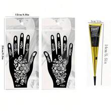3/4/12pcs SUANGL- Tattoo Ink (Brown/Black) | Temporary Tattoo Ink | For Short-Term Personalized Creations And Body Painting | Waterproof Formula | Perfect For Body Painting And DIY Temporary Designs - Multicolor - View 3