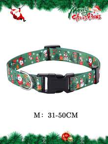 Pet Dog Cat Snowman Collar, Colorful Christmas Pet Collar, Adjustable Collar, Suitable For Cats And Dogs, All Seasons, Party Photography, Christmas Decoration Accessory - Multicolor - View 14