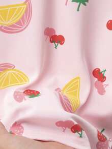 7 Sets 1 Set Random Girls Cartoon Underwear Set Cute Printed Medium Thick Long Sleeve Long Pants Loungewear Set Printed Autumn Top And Bottom - Multicolor - View 6