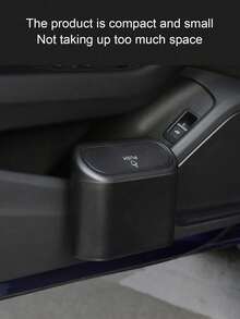 1PC Car Trash Can With Lid, Universal Mini Leak-Proof Trash Bin, Vehicle Waste Container, Car Trash Bag Dispenser, Convenient And Hygienic Car Accessory, Door-Mounted Storage Organizer, Car Accessory, Automotive Interior Accessory, Car Essential. - Multicolor - View 12